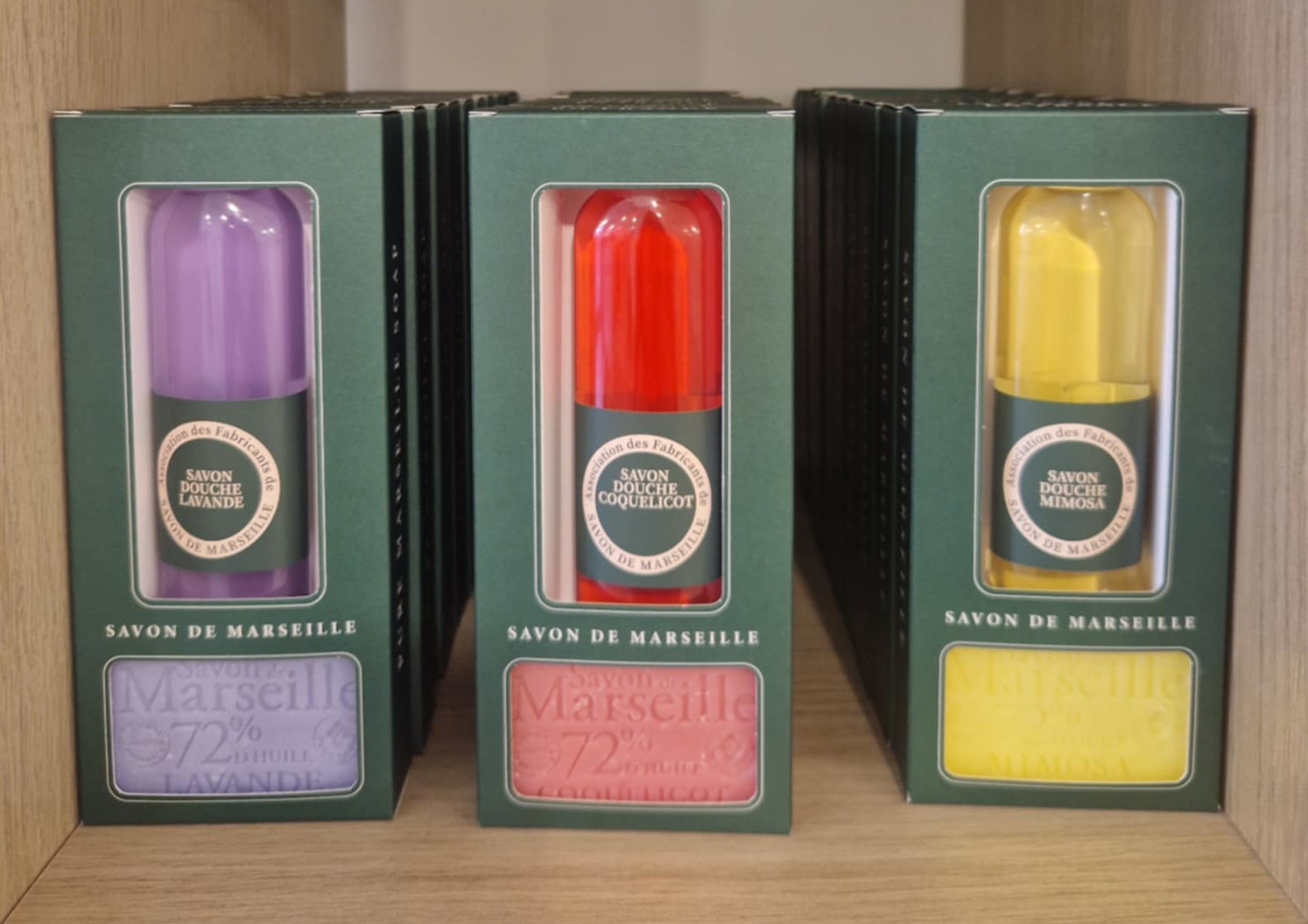 Pack savonnette et savon douche parfumé