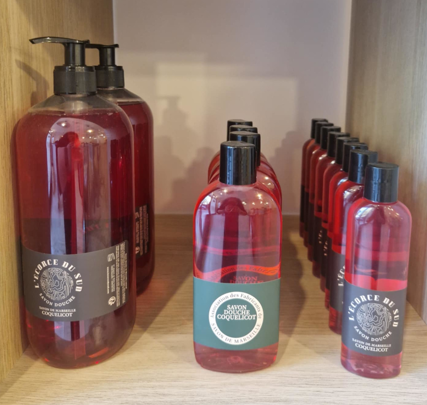 Savon douche parfumé