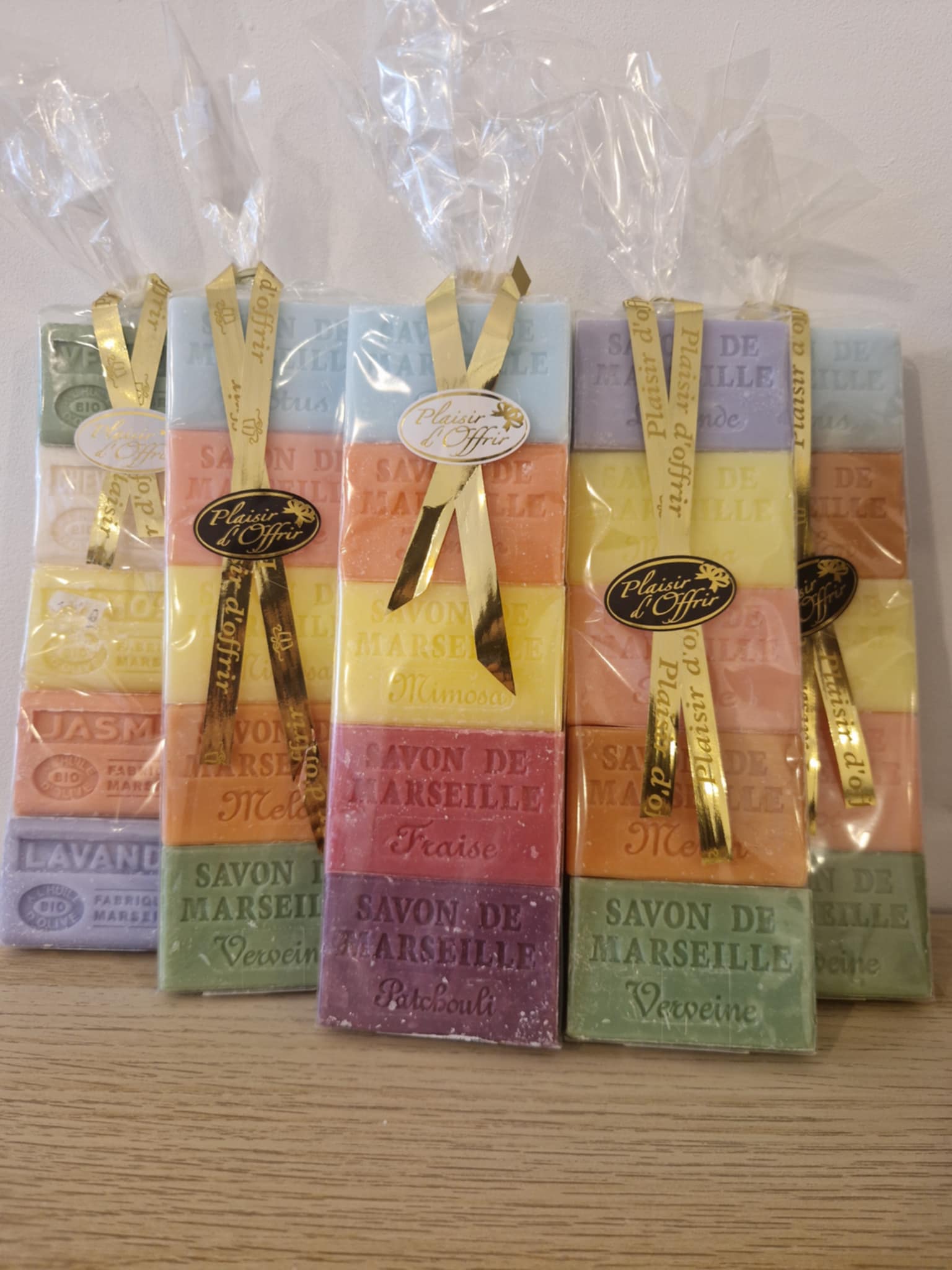 Pack de savonnettes parfumées
