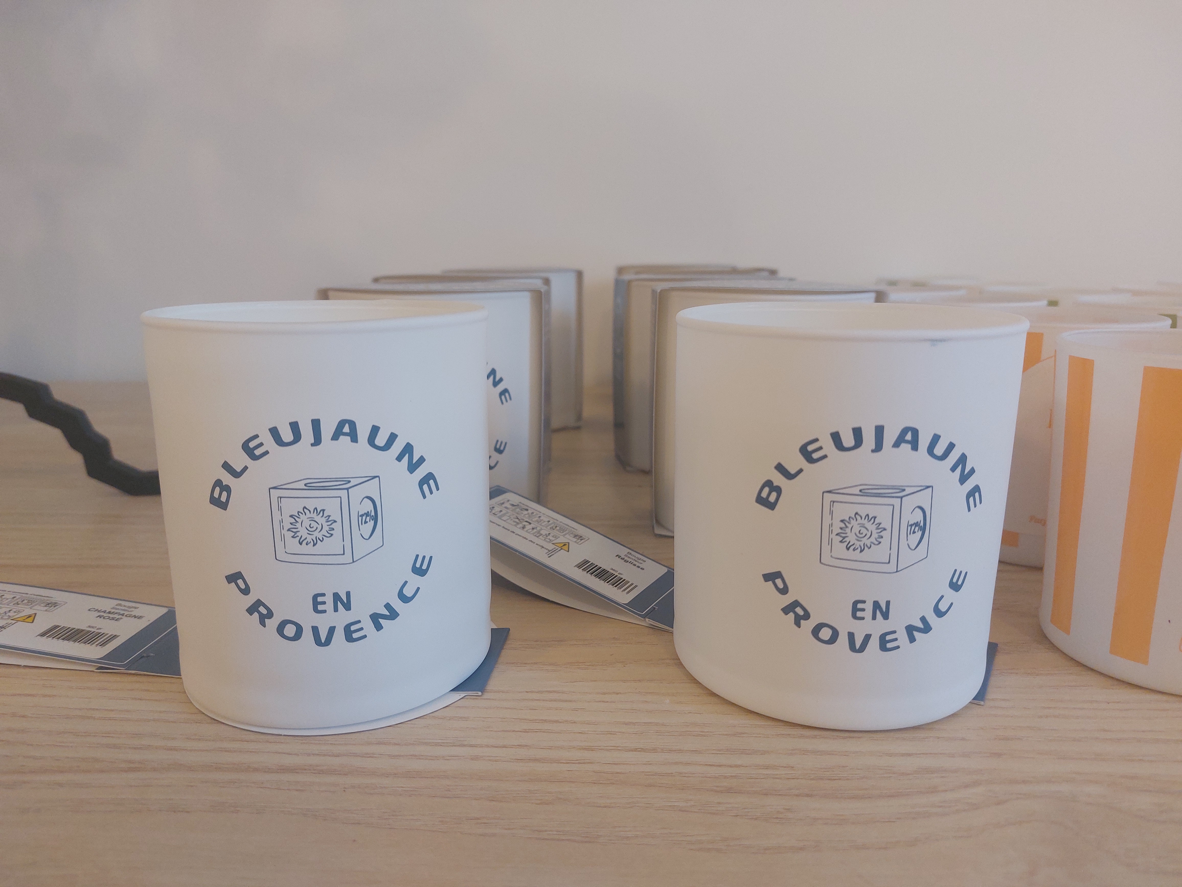 Bougie Bleujaune