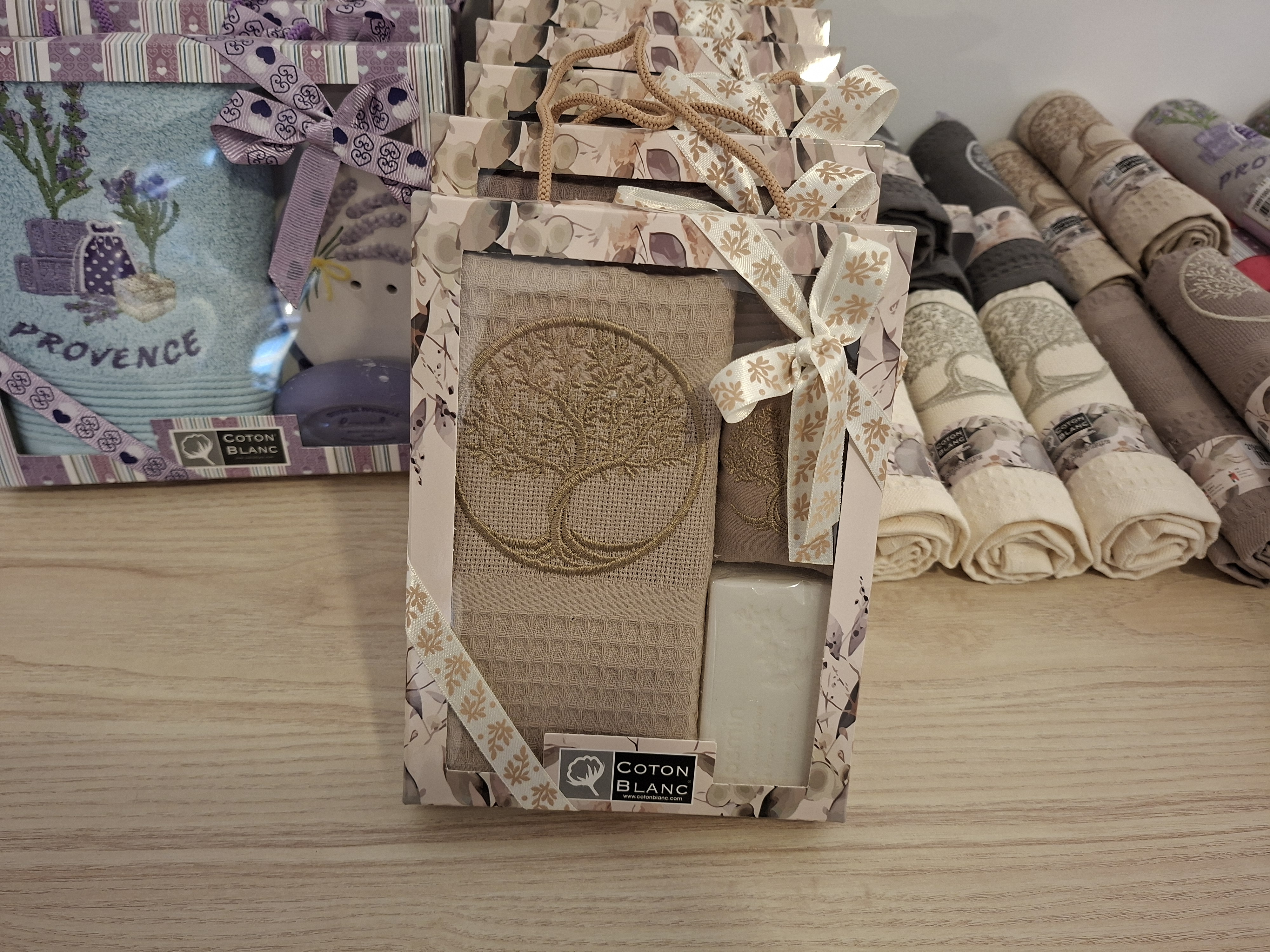 Set Arbre de Vie & Torchon Alvéolé