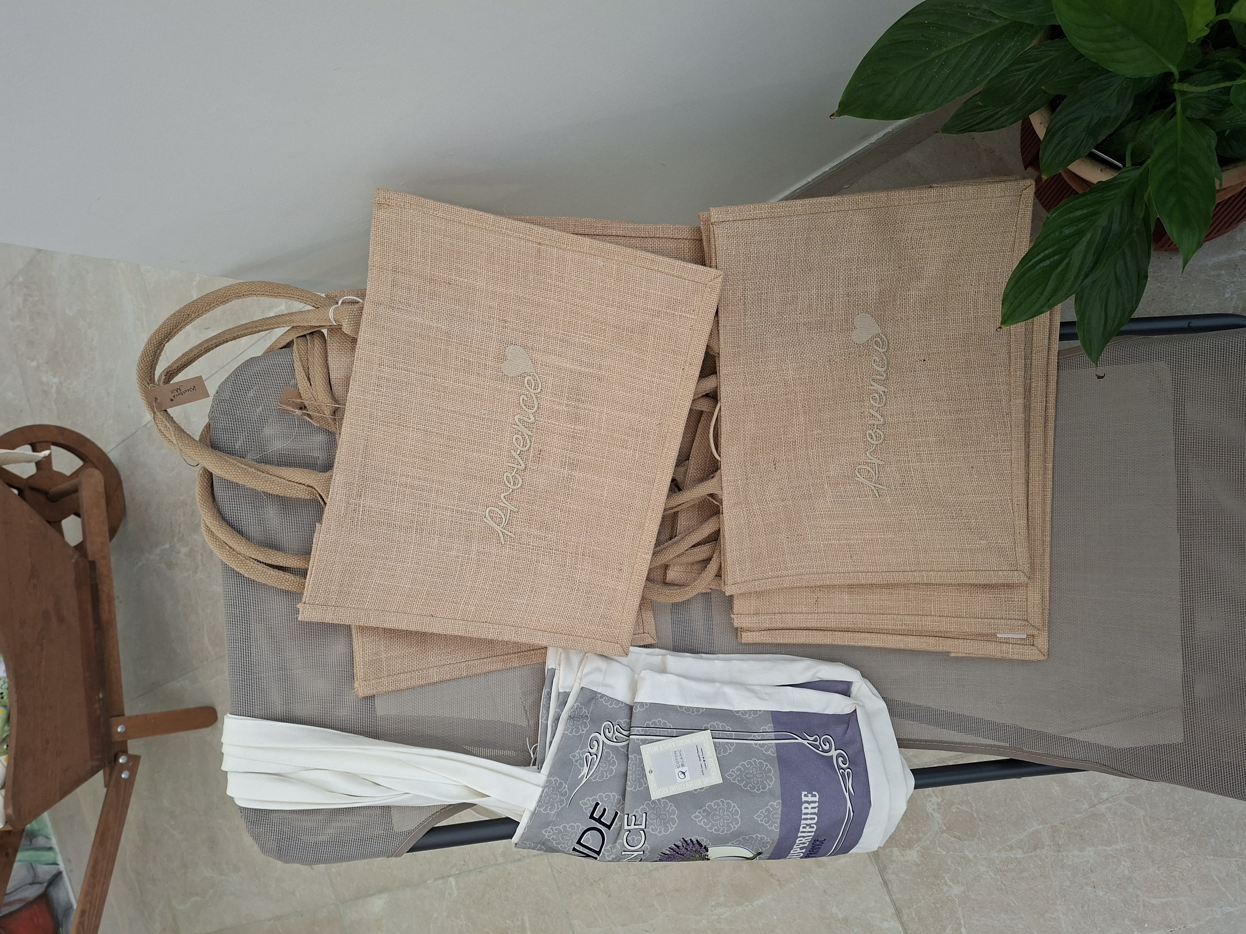 Sac en toile de jute provence