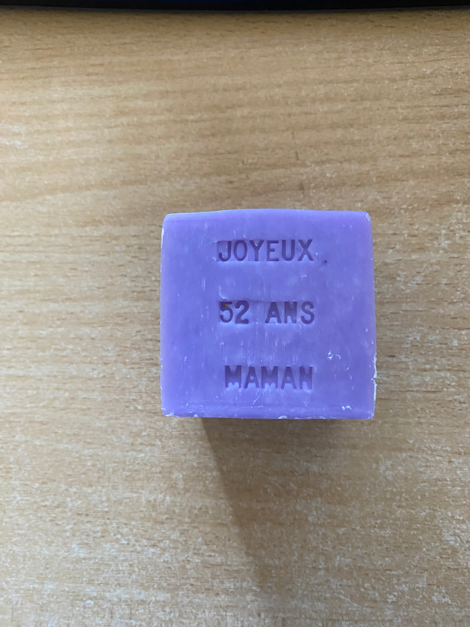 Savon customisable pour evenement